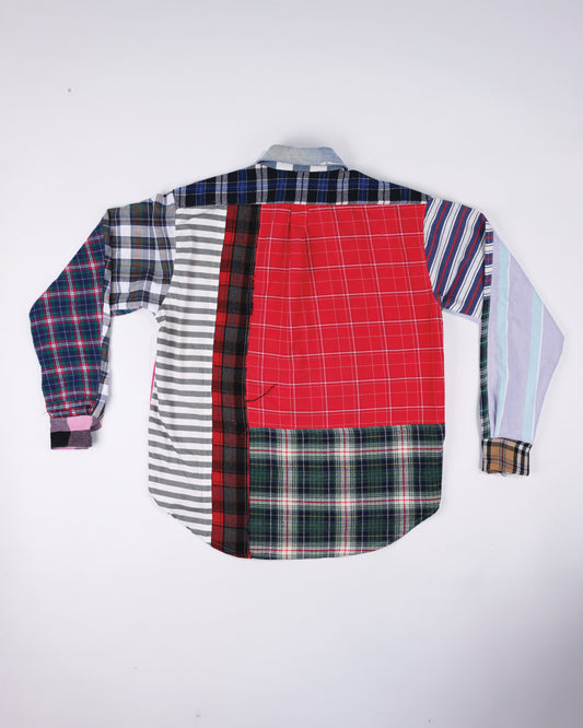 PATCHWORK FLANNEL SHIRT