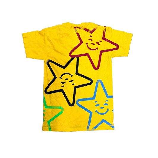 HAND SCREEN-PRINTED STAR SHIRT