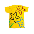 HAND SCREEN-PRINTED STAR SHIRT