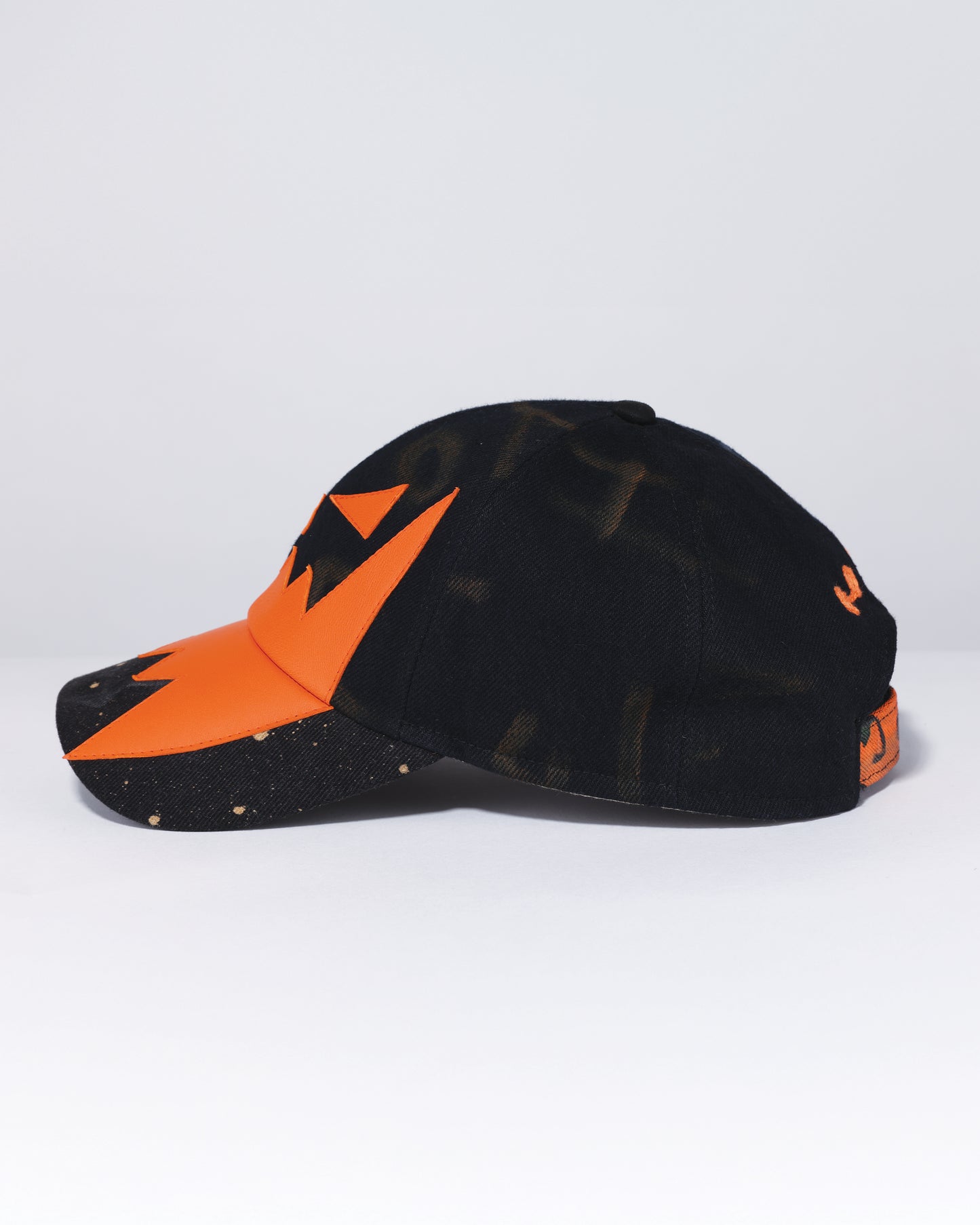 HALLOWEEN LEATHER FACE DENIM HAT