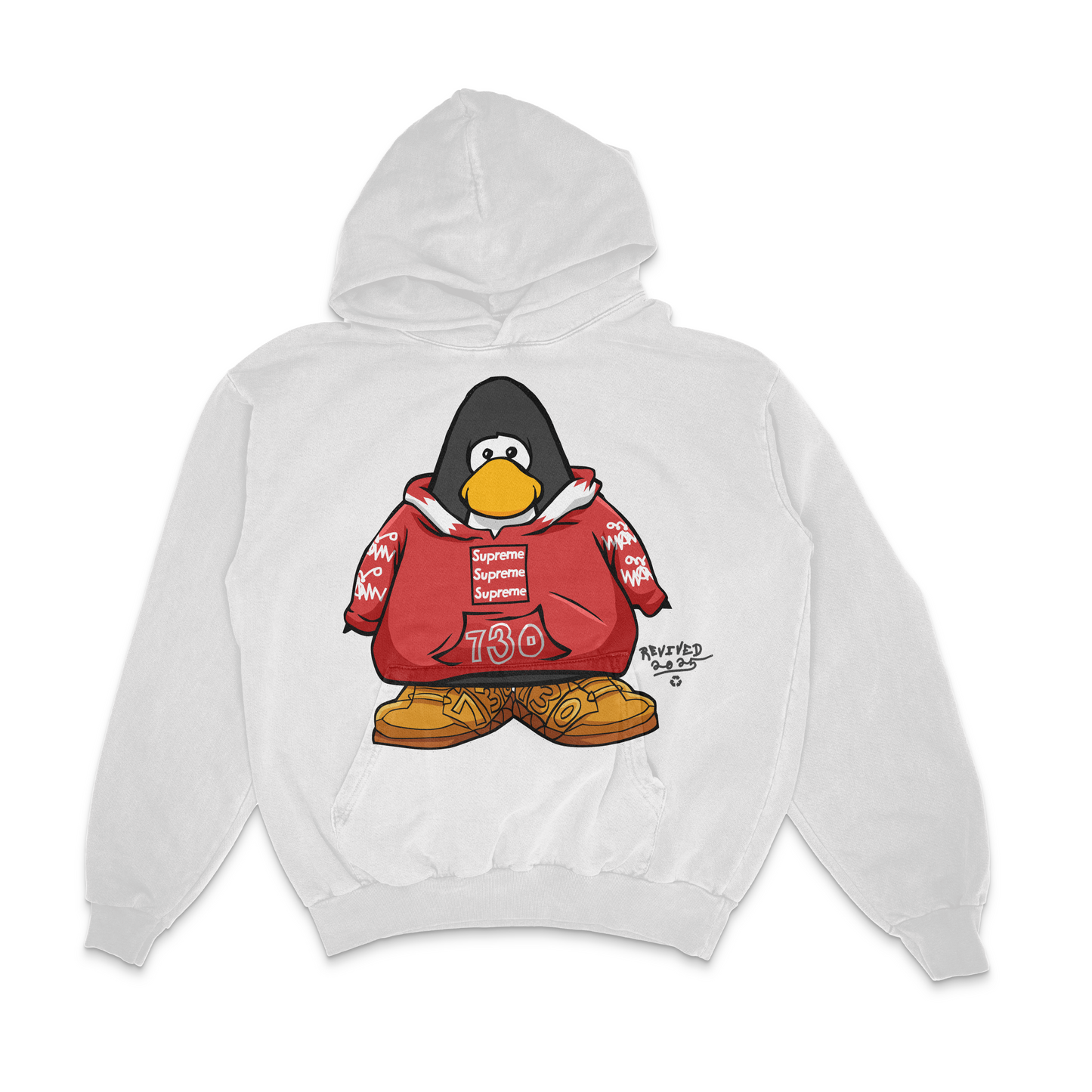 CLUB PENGUIN FRESH BLANK HOODIE – ASSPIZZA
