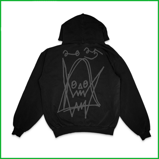 TRIPLE BOXLOGO FRESH BLANK HOODIE