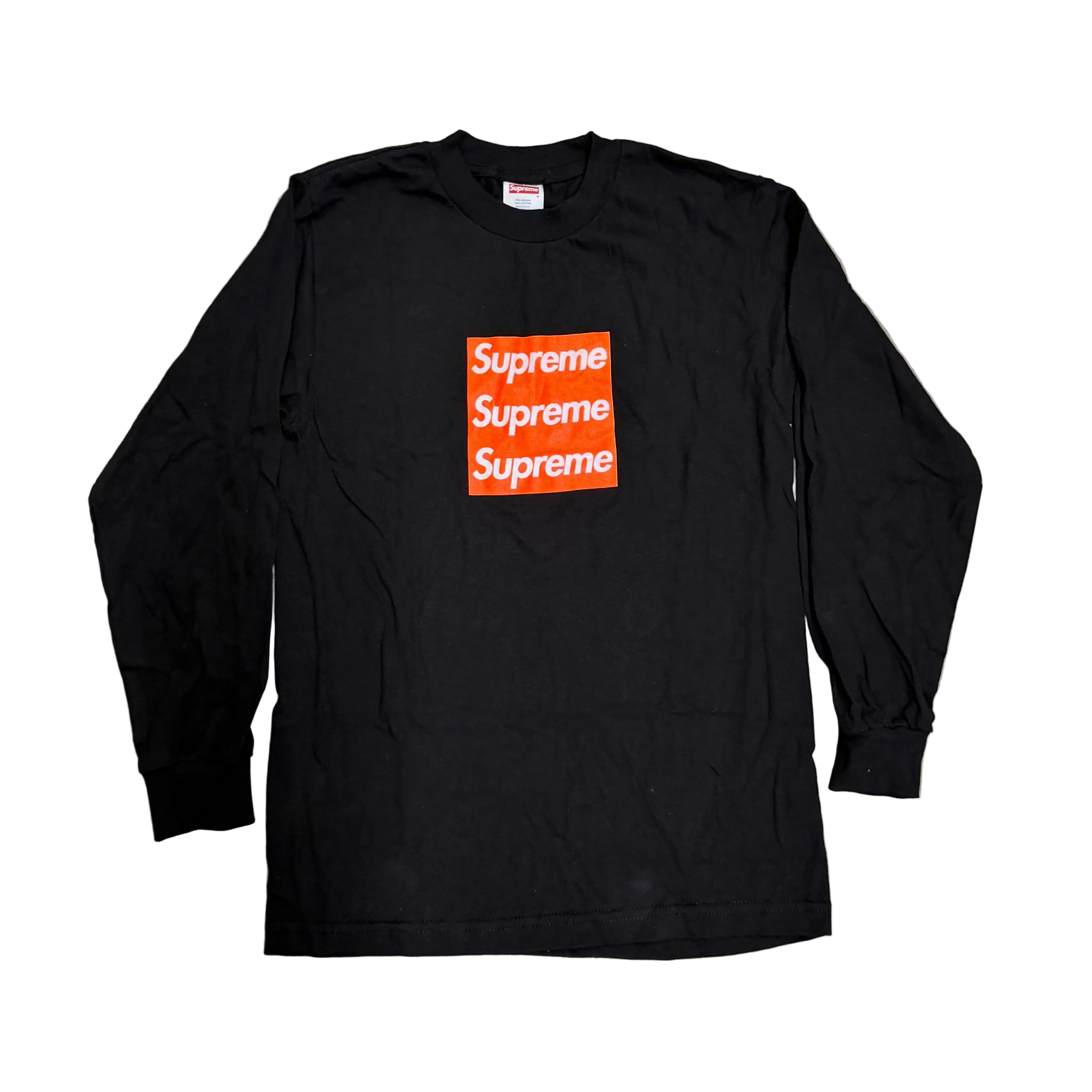 GLOW IN THE DARK TRIPLE BOXLOGO LONGSLEEVE