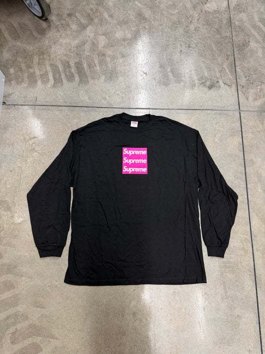 GLOW IN THE DARK TRIPLE BOXLOGO LONGSLEEVE