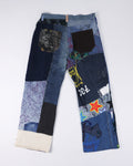 HALLOWEEN PATCHWORK DENIM JEANS