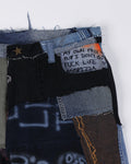 HALLOWEEN PATCHWORK DENIM JEANS