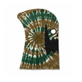 TIE DYE LEATHER FACE MASK