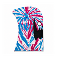 TIE DYE LEATHER FACE MASK