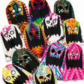 TIE DYE LEATHER FACE MASK