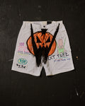 AIRBRUSHED PUMPKIN UTILITY SHORT #1 (SIZE 34)