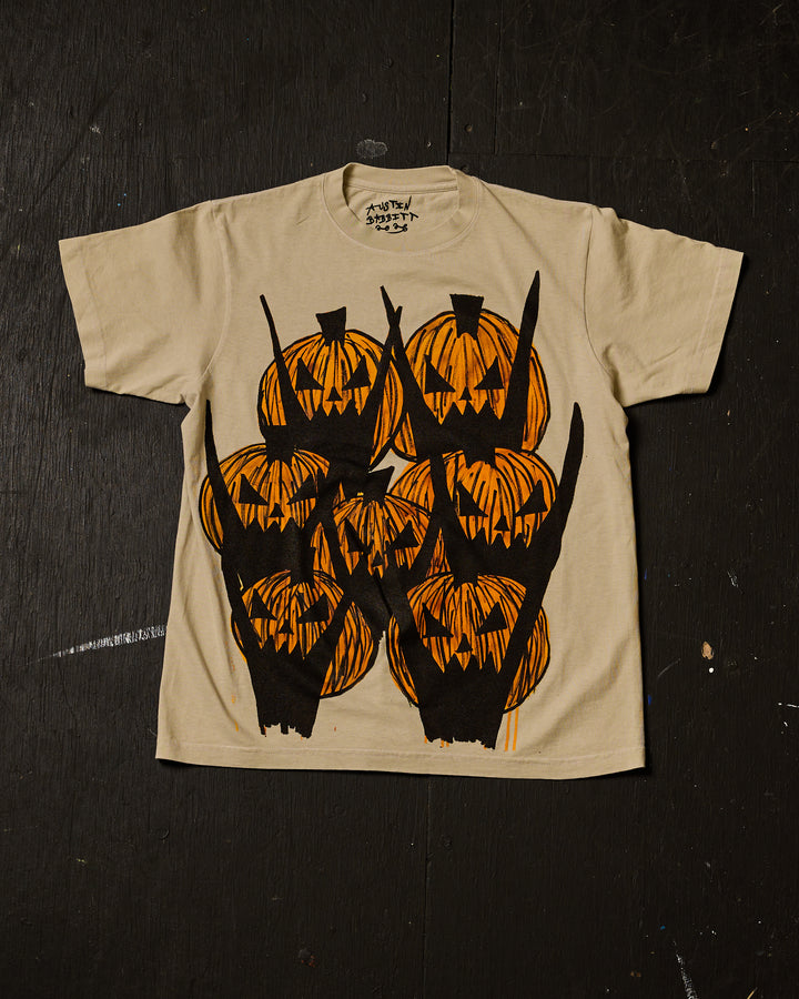 AIRBRUSHED PUMPKIN SHIRT