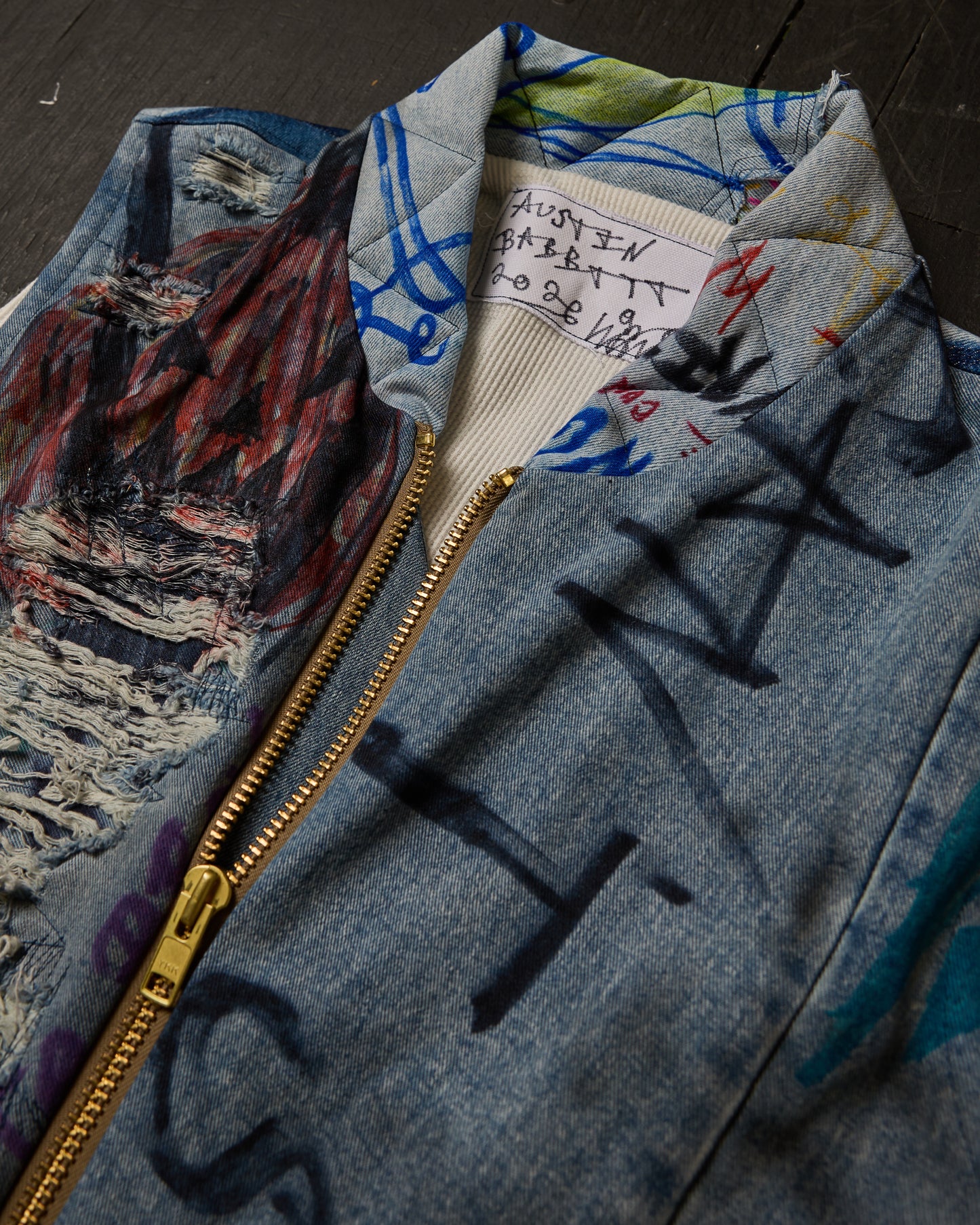 THERMAL LINED DENIM VEST
