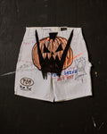 AIRBRUSHED PUMPKIN UTILITY SHORT #10 (SIZE 34)