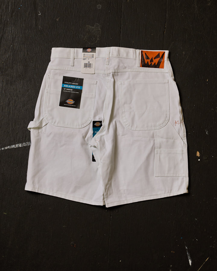 AIRBRUSHED PUMPKIN UTILITY SHORT #10 (SIZE 34)