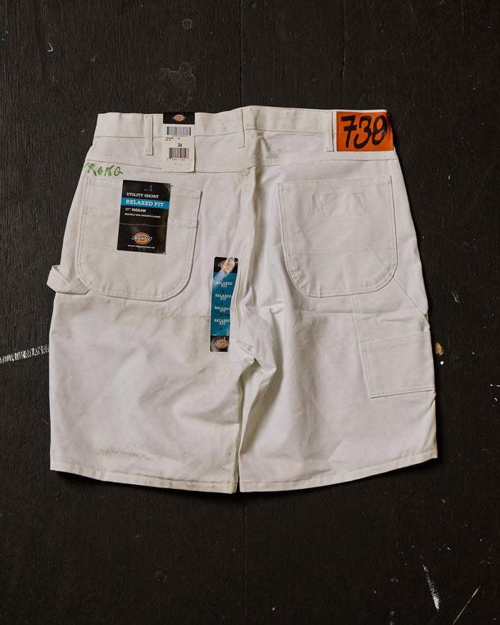 AIRBRUSHED PUMPKIN UTILITY SHORT #11 (SIZE 34)