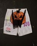 AIRBRUSHED PUMPKIN UTILITY SHORT #13 (SIZE 34)