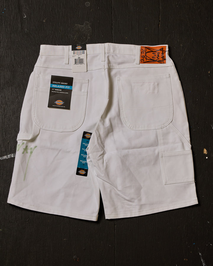 AIRBRUSHED PUMPKIN UTILITY SHORT #15 (SIZE 34)