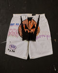 AIRBRUSHED PUMPKIN UTILITY SHORT #17 (SIZE 34)