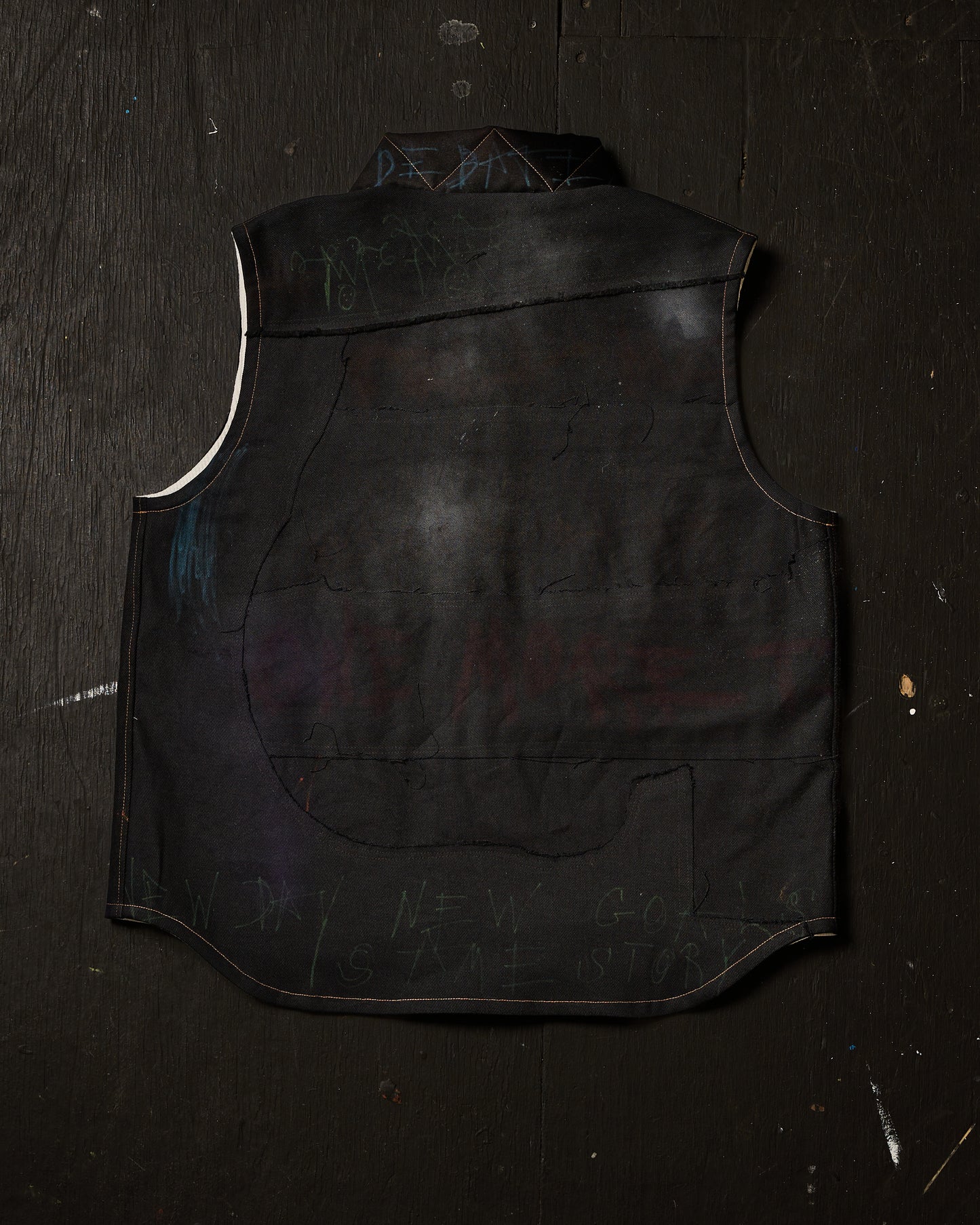 THERMAL LINED DENIM VEST