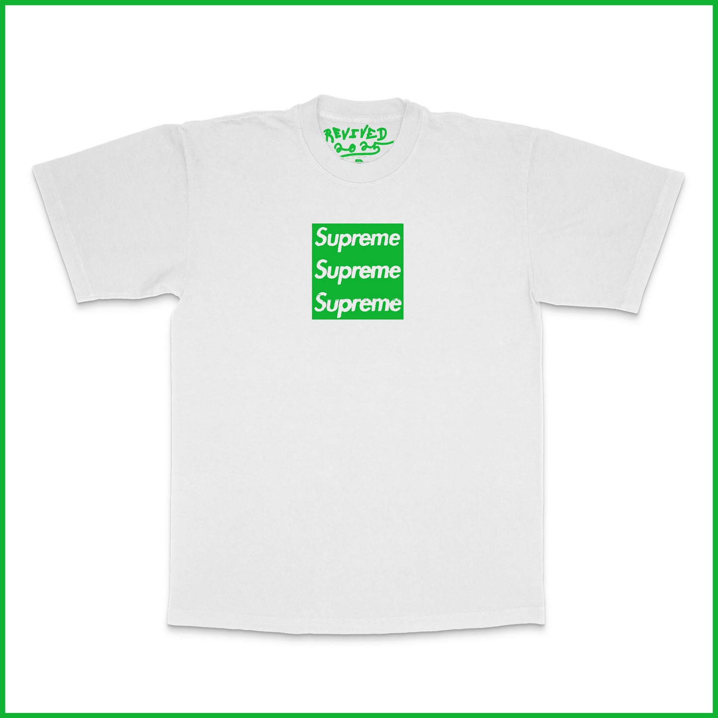 TRIPLE BOXLOGO FRESH BLANK SHIRT