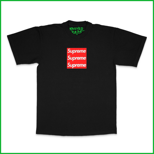 TRIPLE BOXLOGO FRESH BLANK SHIRT