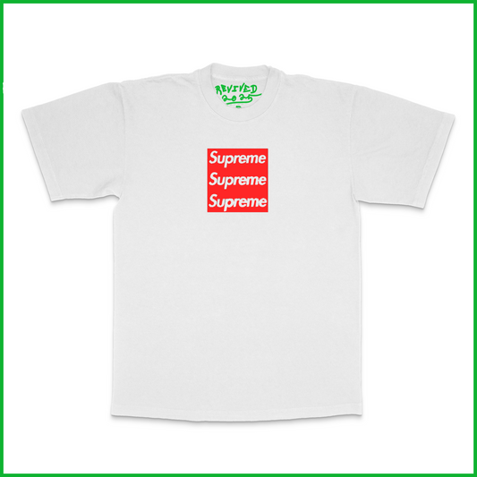 TRIPLE BOXLOGO FRESH BLANK SHIRT