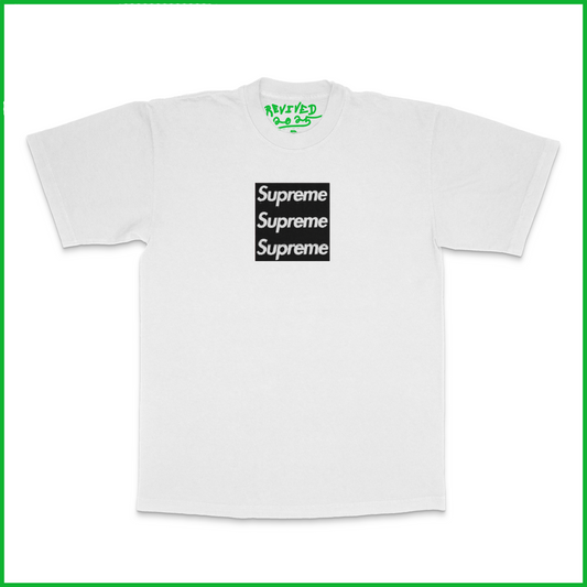 TRIPLE BOXLOGO FRESH BLANK SHIRT