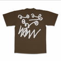 BROWN TRIPLE BOXLOGO SHORT SLEEVE