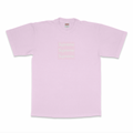LIGHT PINK TRIPLE BOXLOGO SHORT SLEEVE
