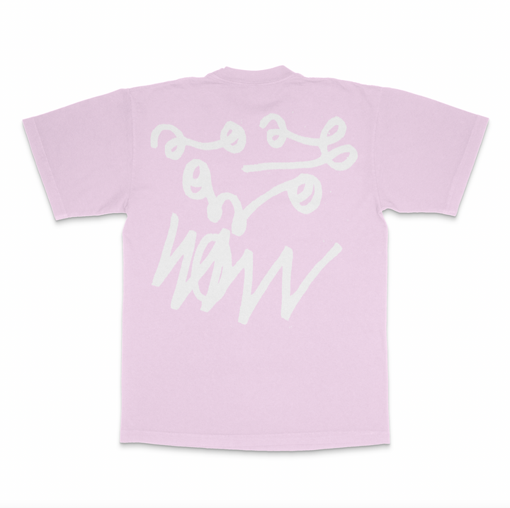 LIGHT PINK TRIPLE BOXLOGO SHORT SLEEVE