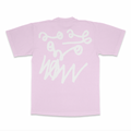 LIGHT PINK TRIPLE BOXLOGO SHORT SLEEVE