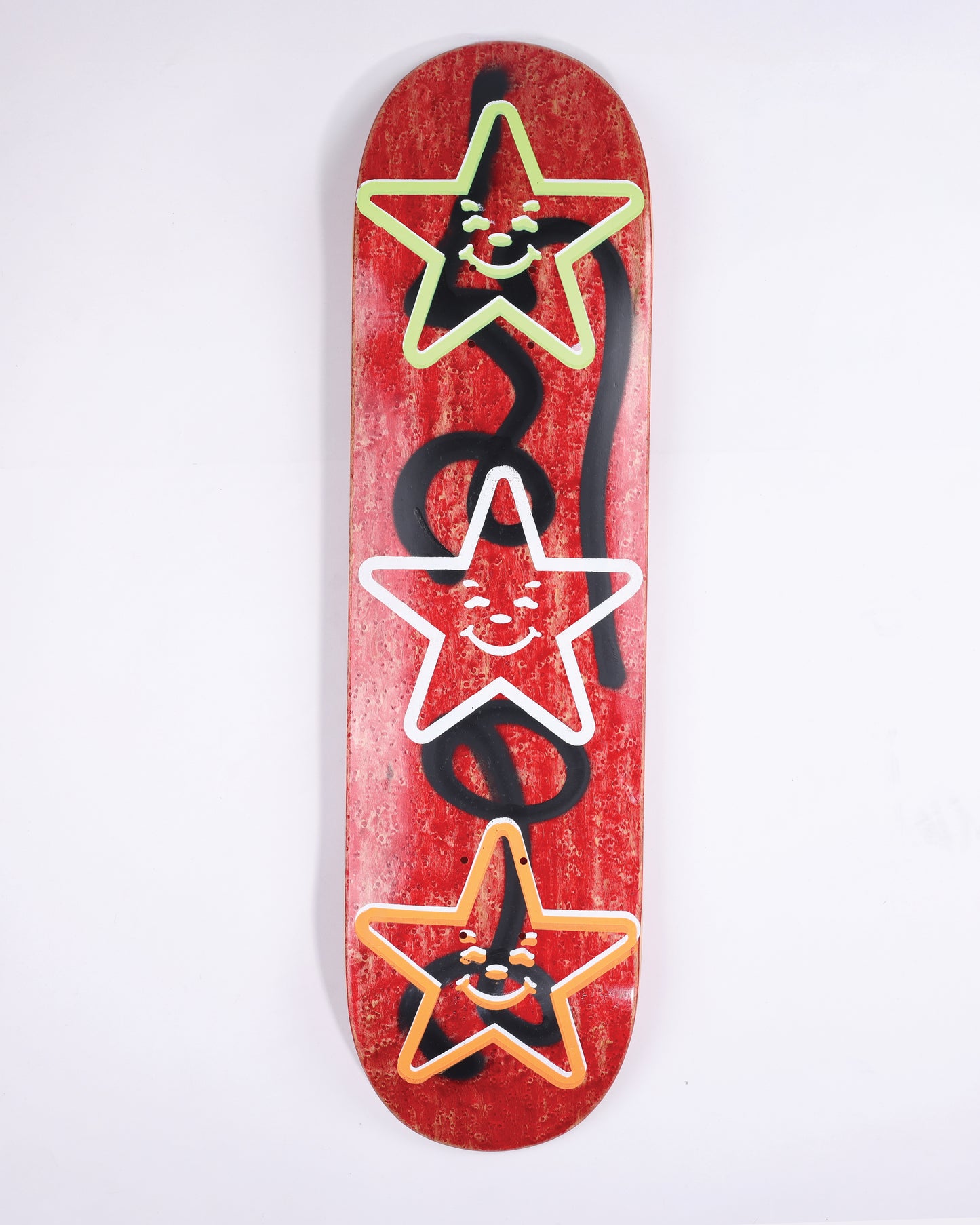 HANDPRINTED SKATEBOARD