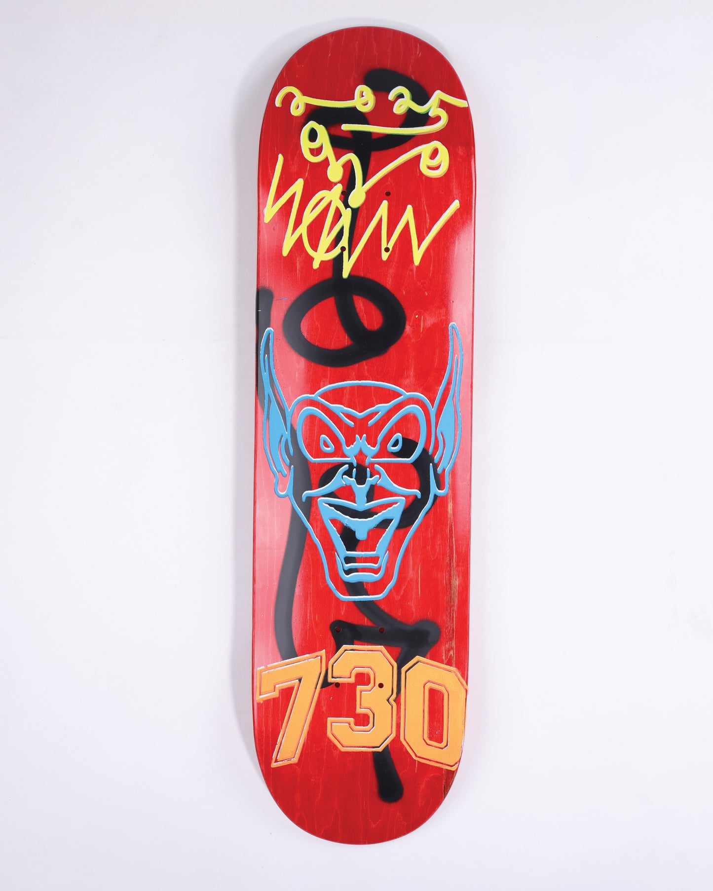 HANDPRINTED SKATEBOARD