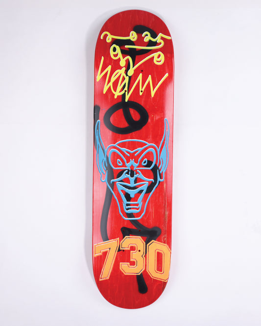 HANDPRINTED SKATEBOARD