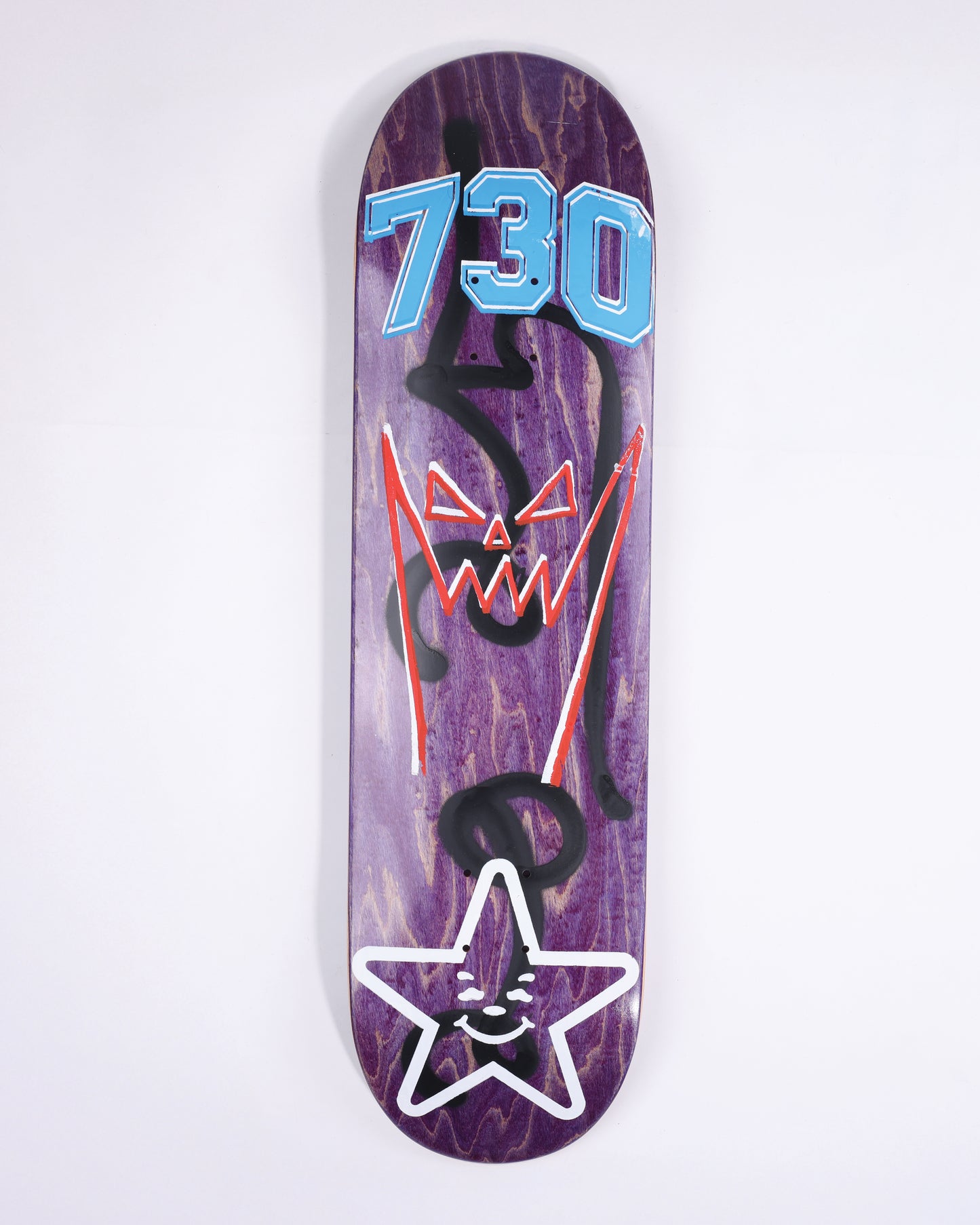 HANDPRINTED SKATEBOARD