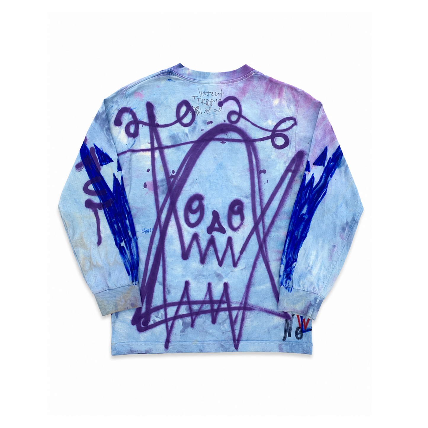 Tie Dye 730 Applique Long Sleeve Shirt
