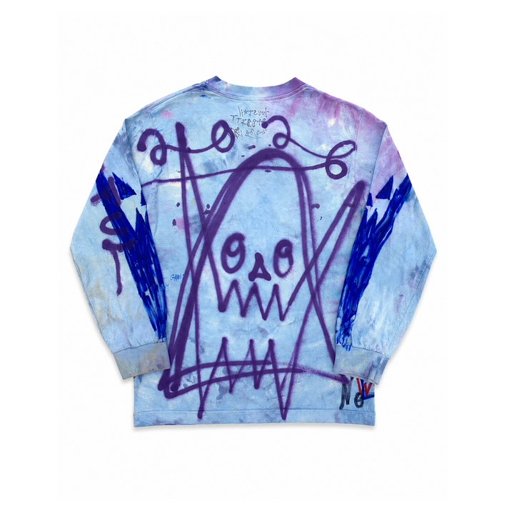 Tie Dye 730 Applique Long Sleeve Shirt