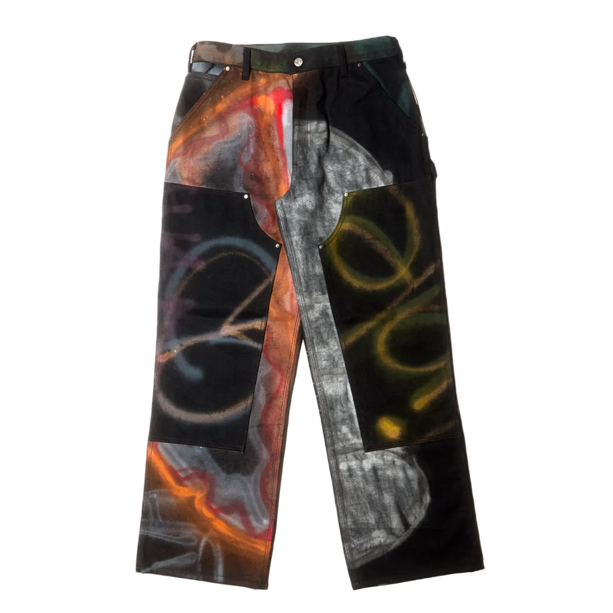 BLACK THERAPY DOUBLE KNEE WORK PANTS