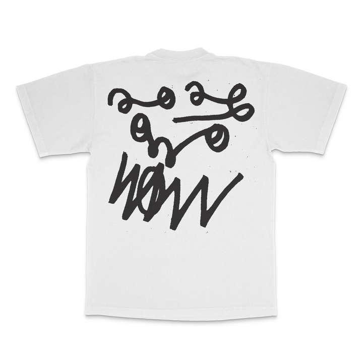 WHITE TRIPLE BOXLOGO SHORT SLEEVE