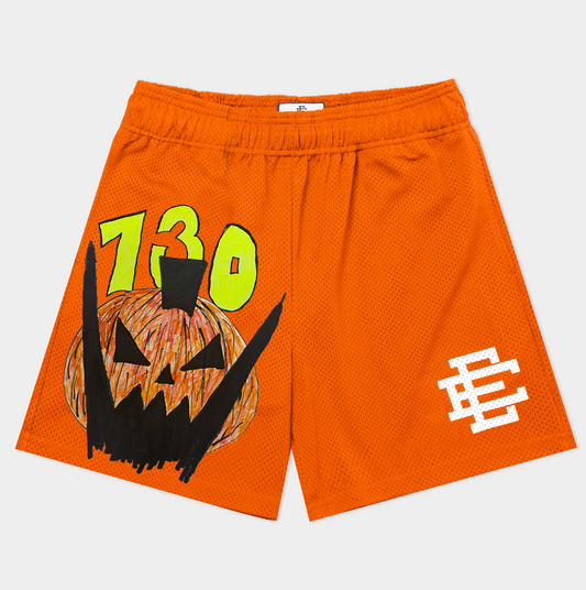 ERIC EMANUEL HALLOWEEN MESH SHORTS