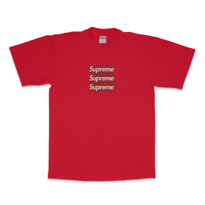BLOOD RED BOXLOGO SHORT SLEEVE