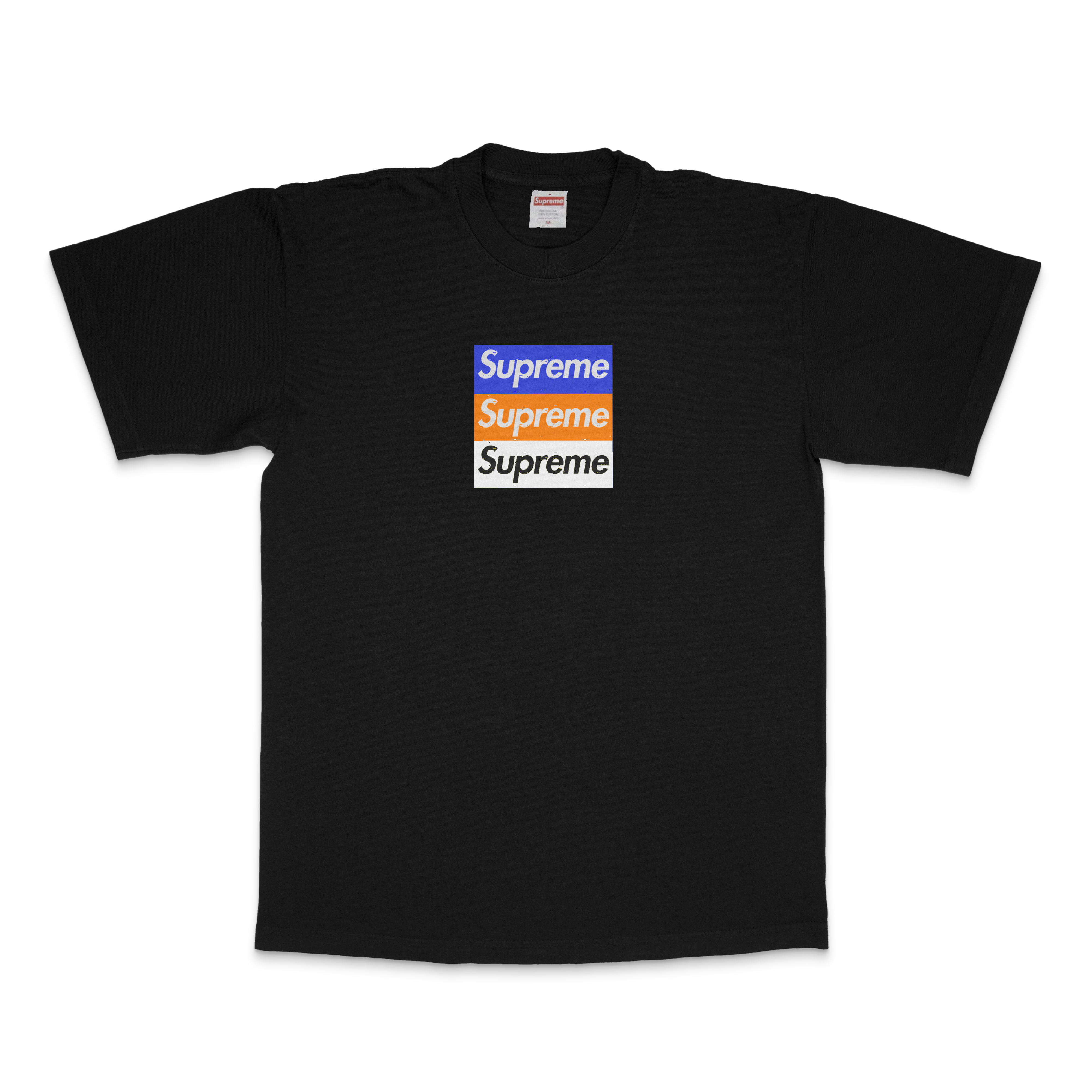 NY TRIPLE BOXLOGO SHORT SLEEVE BLACK