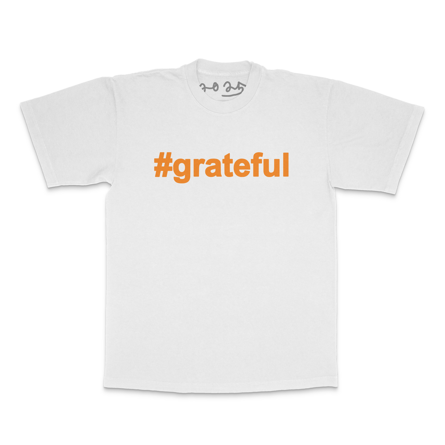 ORANGE #GRATEFUL SHIRT