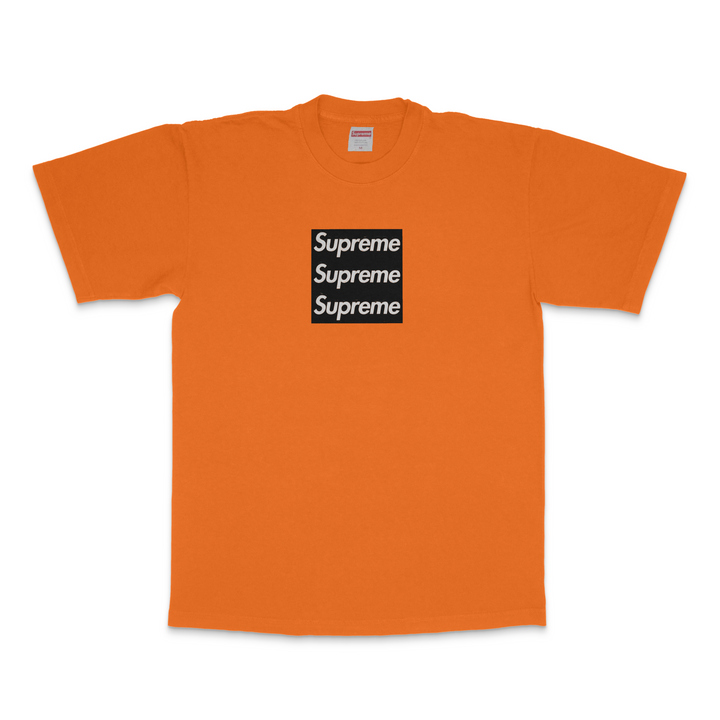 PUMPKIN ORANGE TRIPLE BOXLOGO SHORT SLEEVE