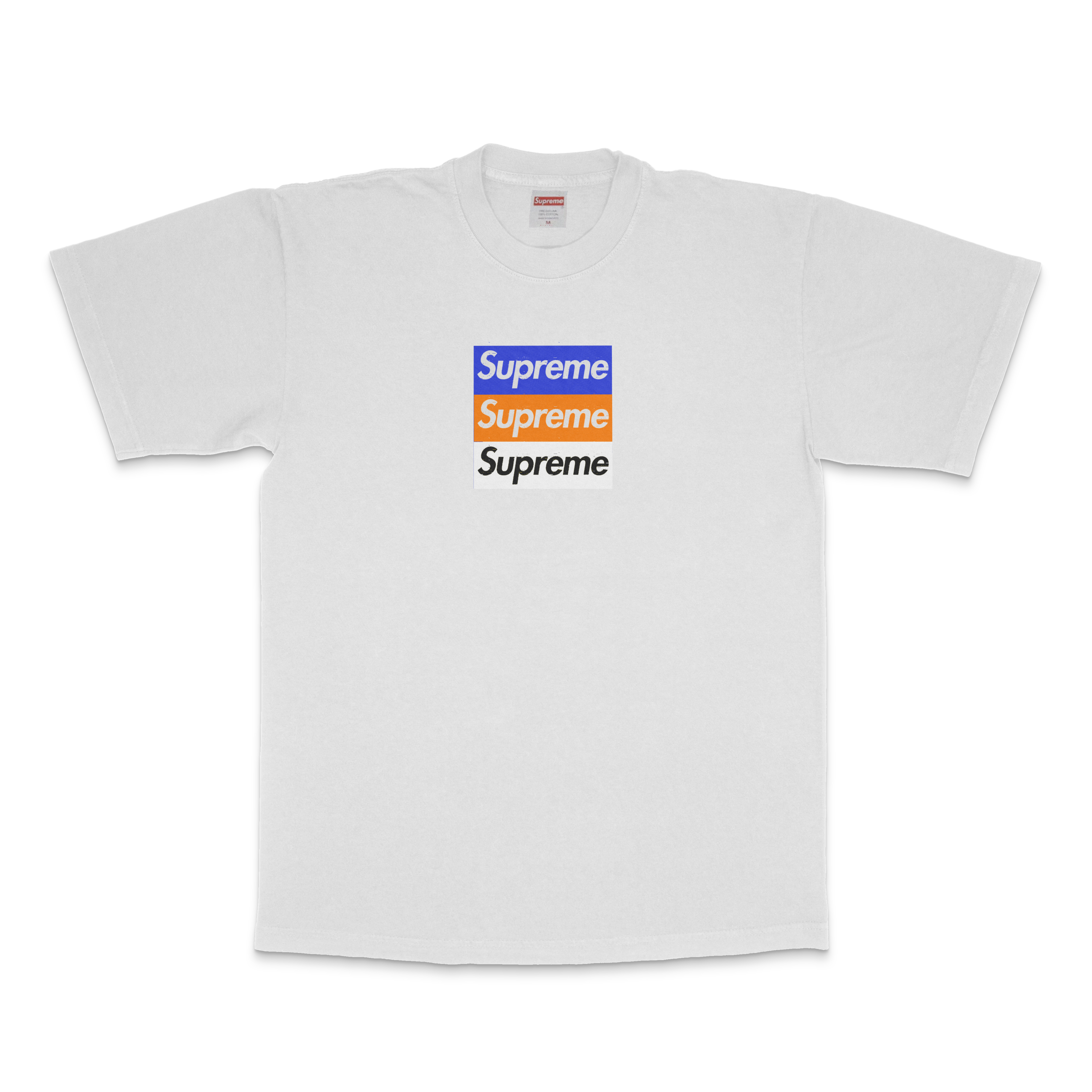 NY TRIPLE BOXLOGO SHORT SLEEVE WHITE