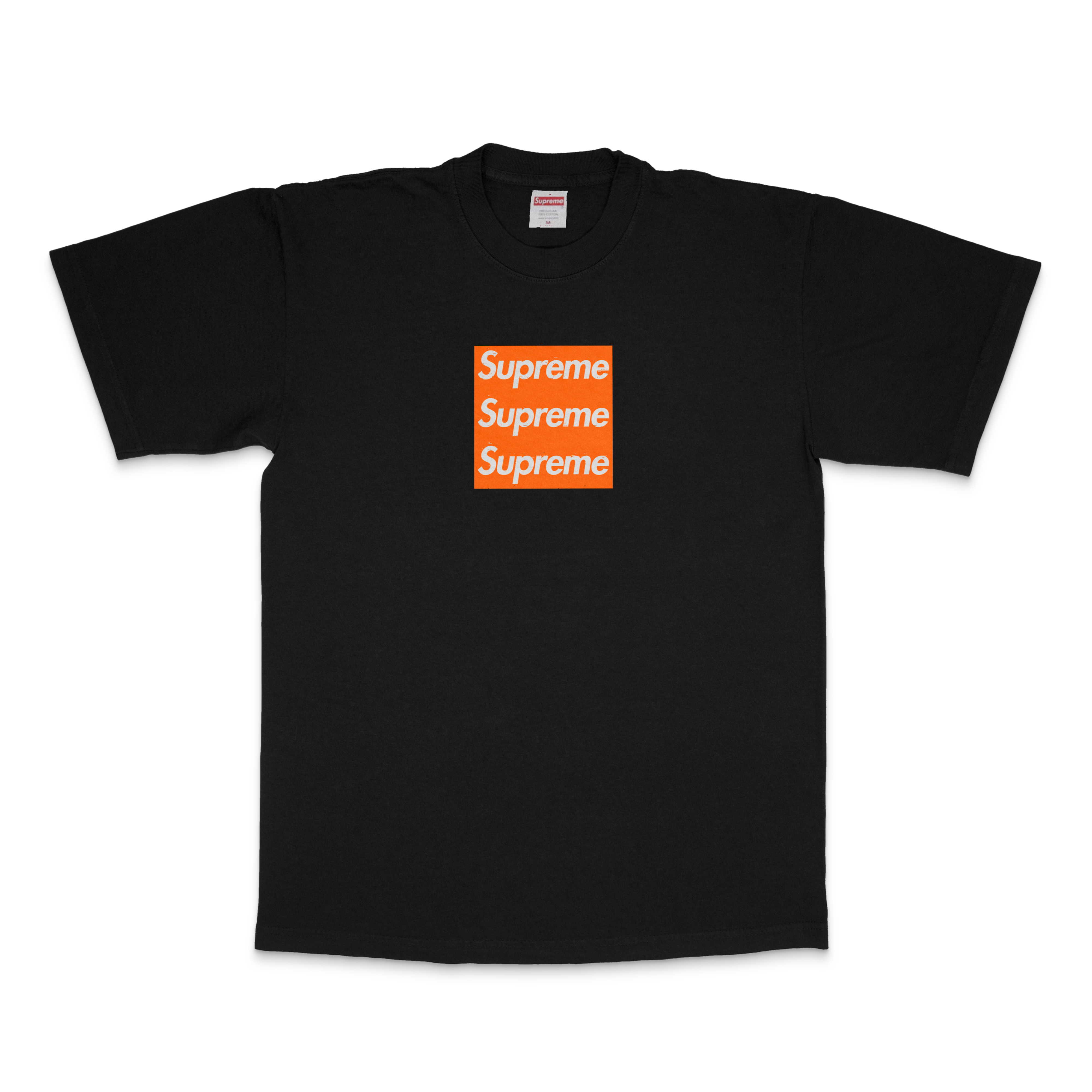 PUMPKIN BLACK TRIPLE BOXLOGO SHORT SLEEVE