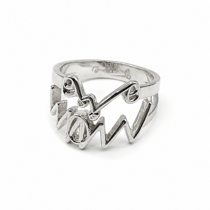 ORIGINAL FACE SILVER RING