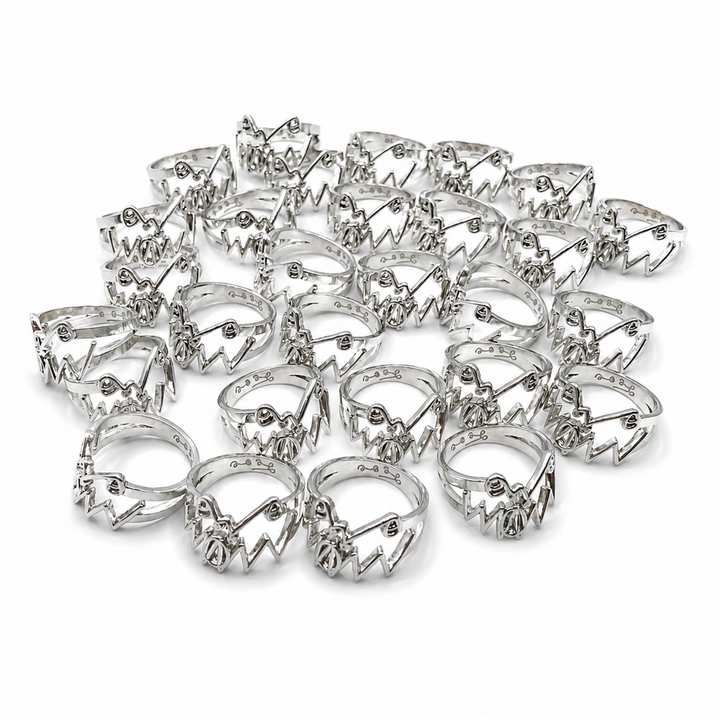 ORIGINAL FACE SILVER RING