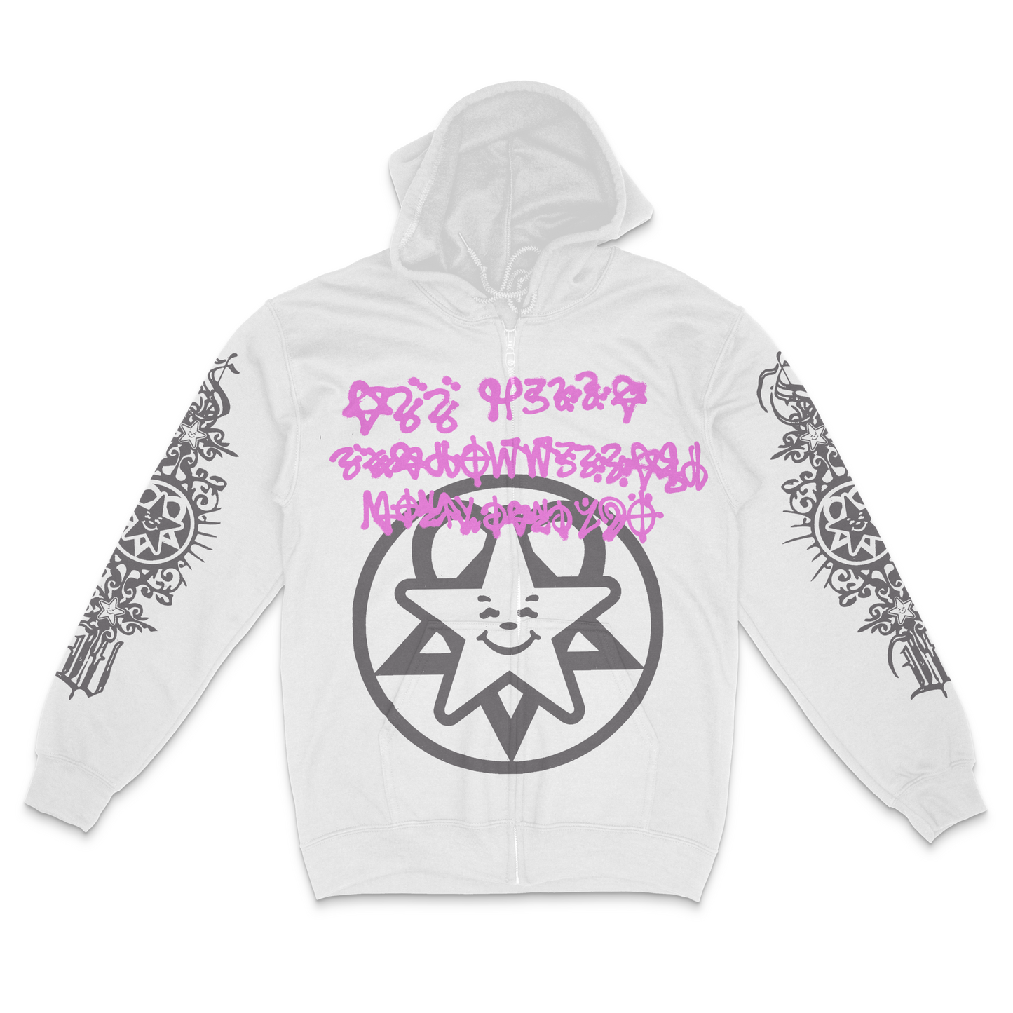 BAM MARGERA SHADOW WIZARDS 730 ZIP-UP HOODIE